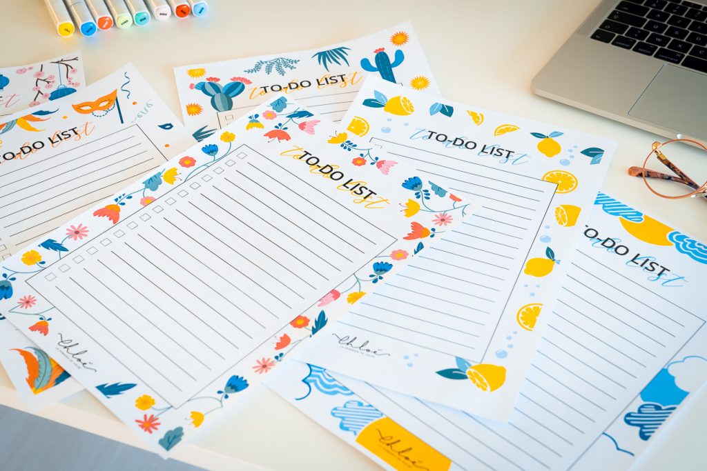 printables listes à imprimer