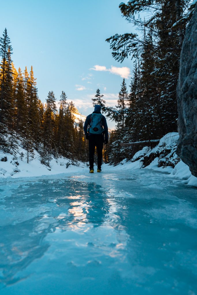 randonner au canada l'hiver