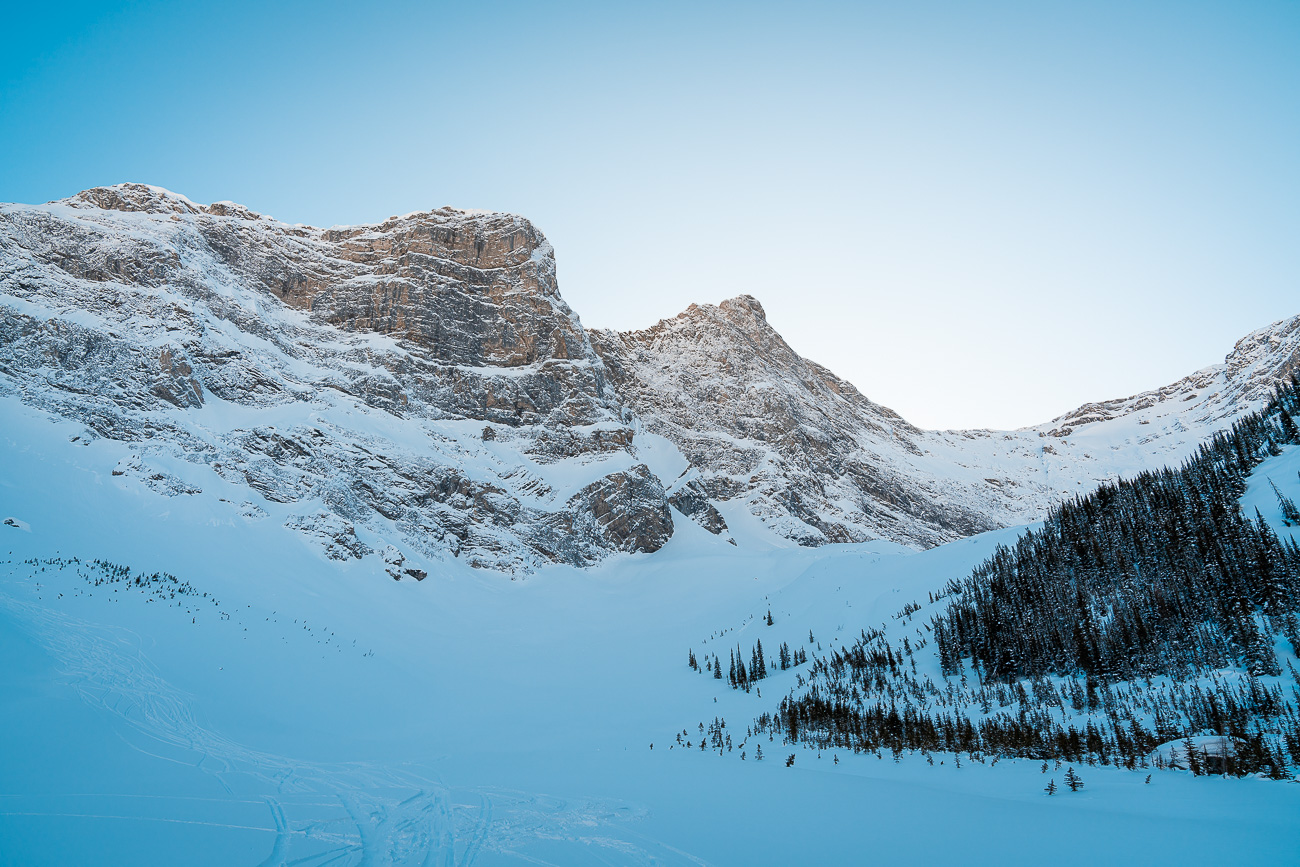 les rocheuses canadiennes hiver