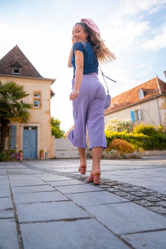 tenue été tendance lilas