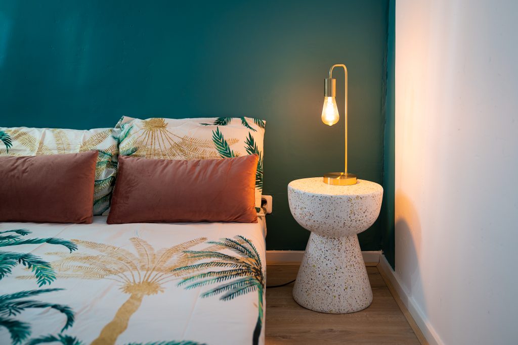 décoration chambre d'amis tropicale