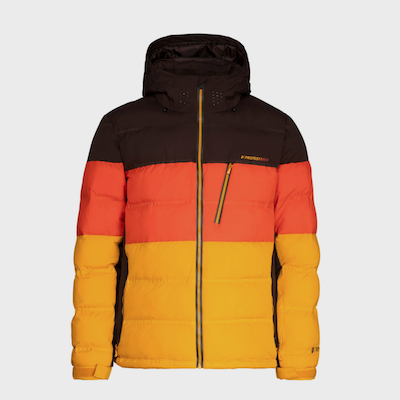 tenue de ski homme manteau coloré