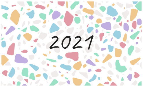 Calendrier 2021 à imprimer pour une année colorée !