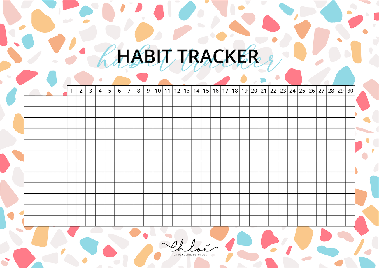 habittracker terrazzo