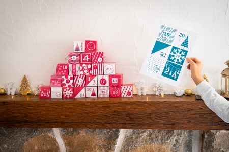 Calendrier Avent à imprimer (2 versions)