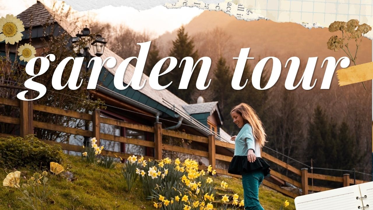 Tour du jardin potager bio dans les Pyrénées