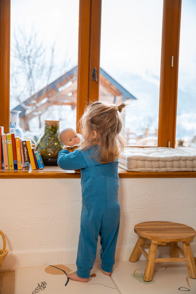 vie de famille à la montagne dans les Pyrénées