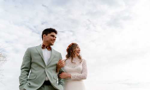 Chloé Penderie mariage hiver tenue