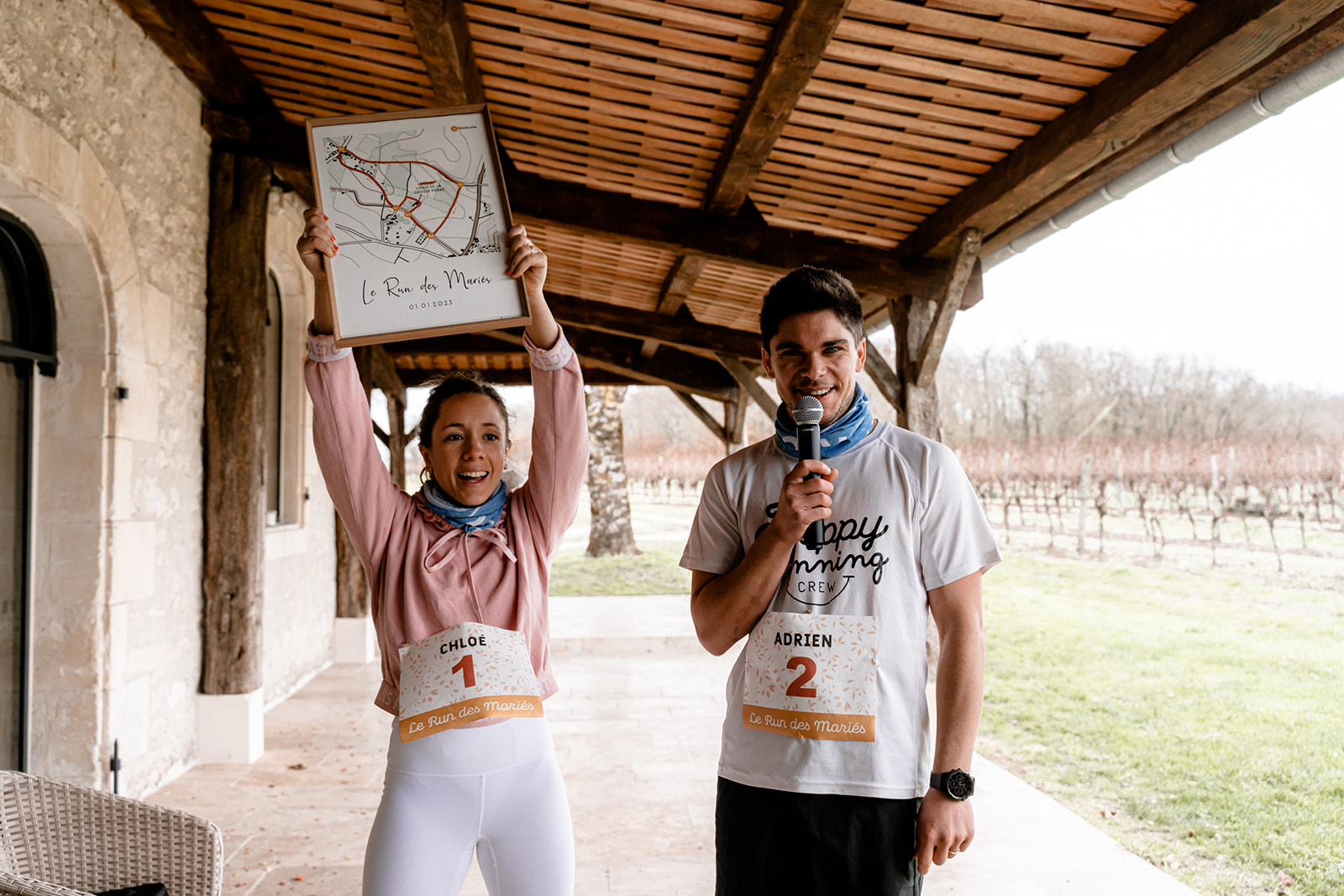 lendemain de mariage original et sportif avec une course à pied