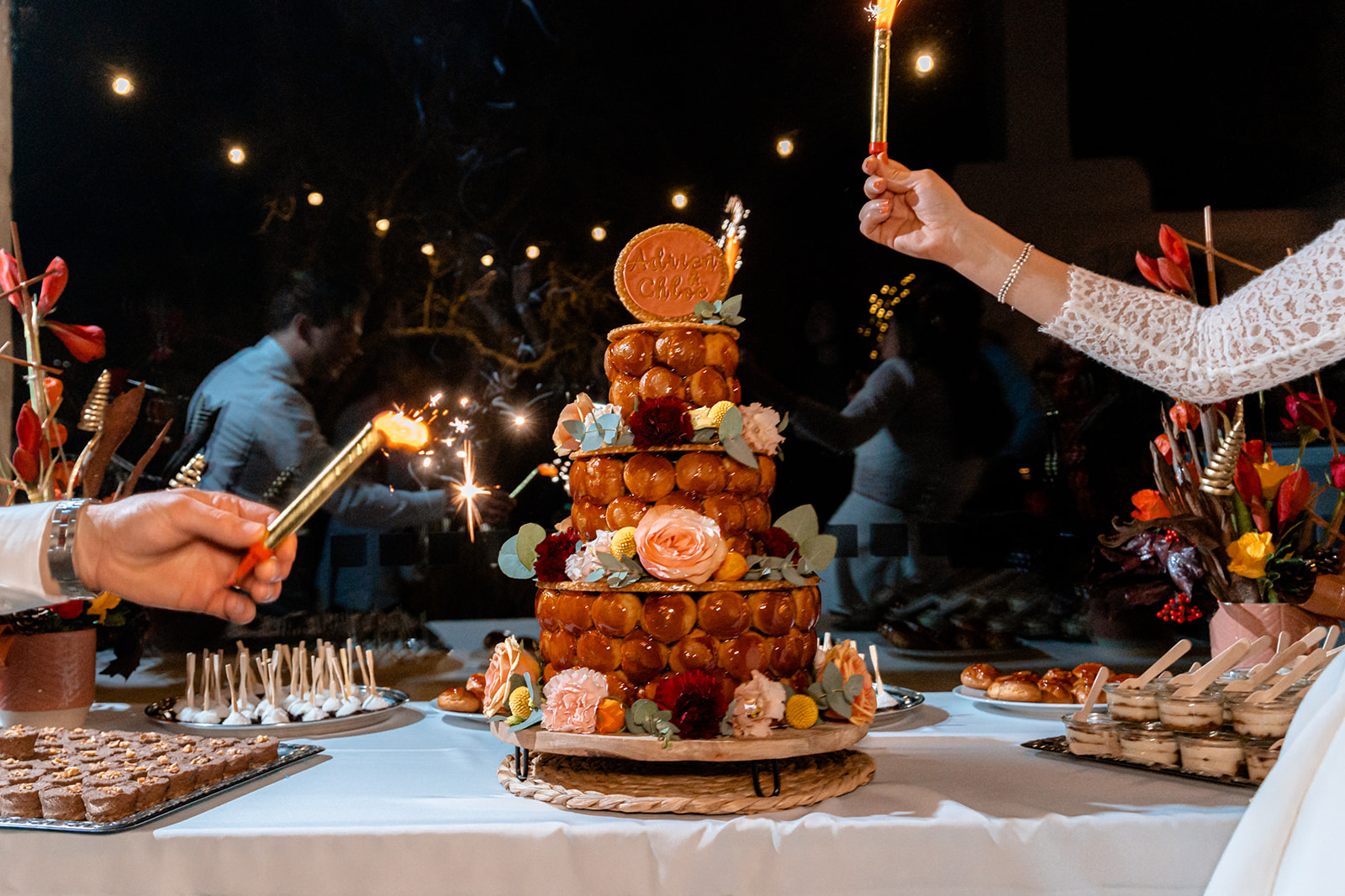 pièce montée mariage du nouvel an