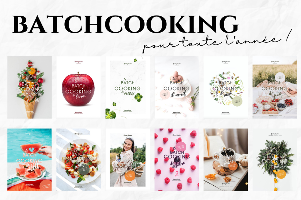 batchcooking astuces et menus détaillés