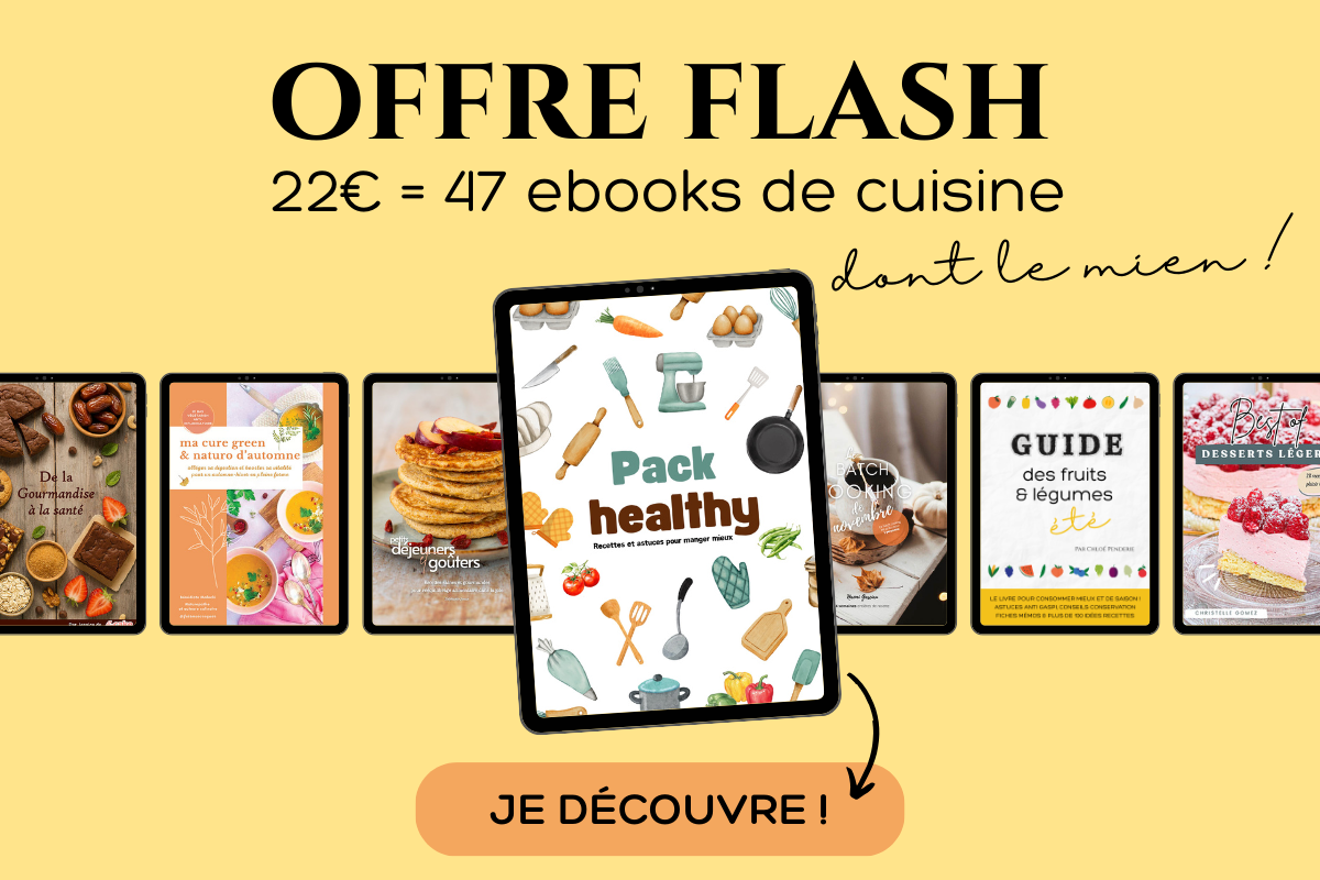 pack healthy recettes et astuces cuisine pour manger mieux bandle offre spéciale