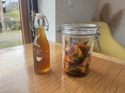 Sirop pumpkin spice anti-gaspi et fermenté (kôso)