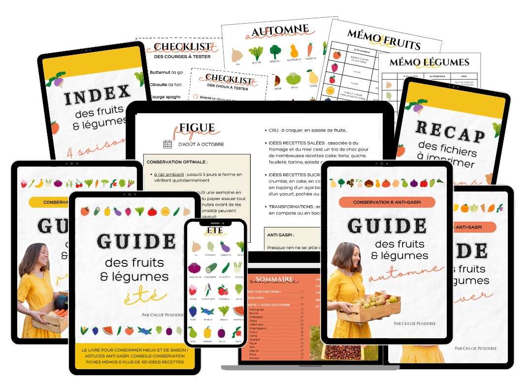 Pack 4 Saisons — Guide des fruits et légumes