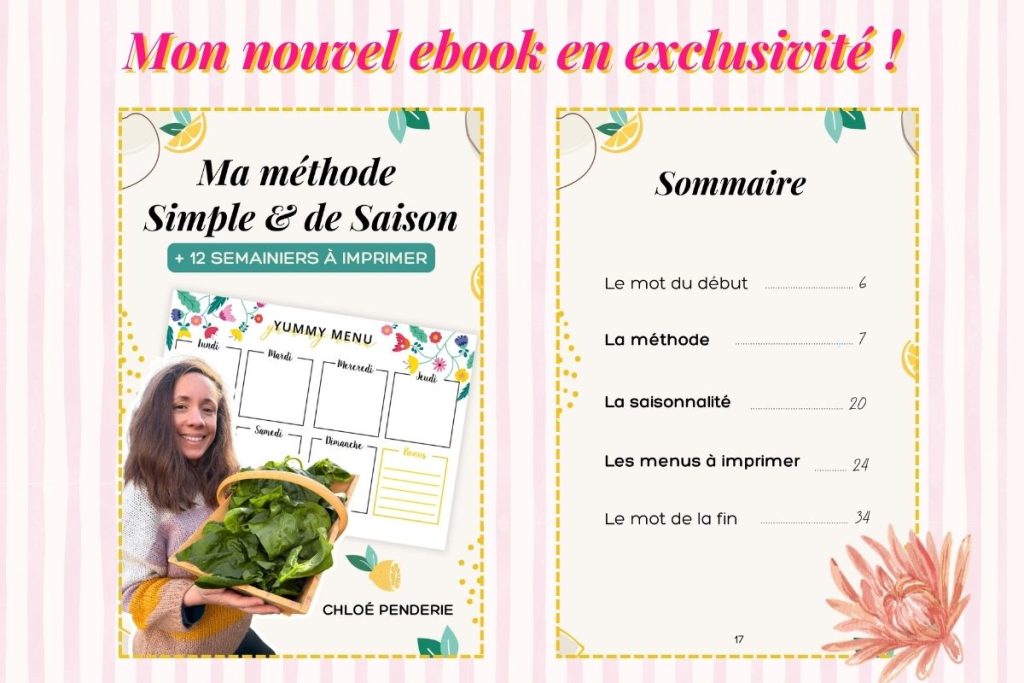 ebook organisation cuisine de saison méthode simple